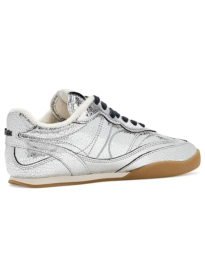 Кроссовки кожаные Ks Drift Sneakers Kate Spade New York — изображение 3 из 4, серебристый/темно-синий