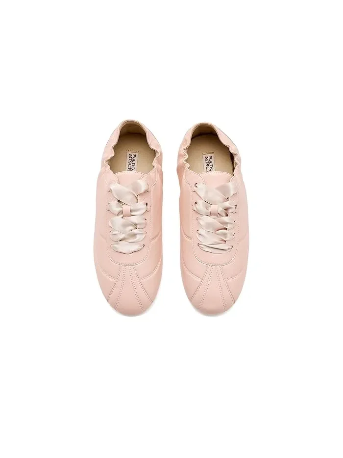 Кроссовки кожаные Wilmott Badgley Mischka — изображение 2 из 4, розовый