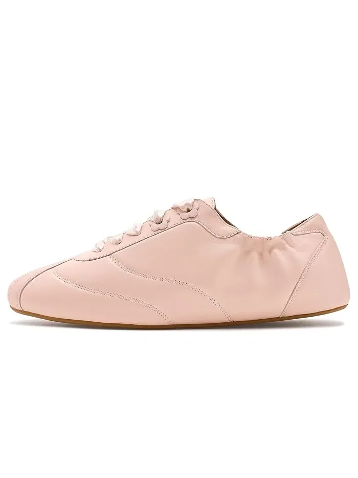 Кроссовки кожаные Wilmott Badgley Mischka — изображение 4 из 4, розовый