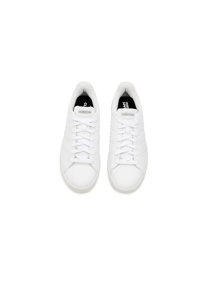 Кроссовки Grand Court Adidas — изображение 2 из 4, белый/белый/металлик