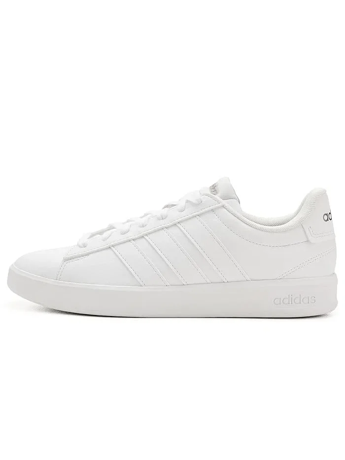 Кроссовки Grand Court Adidas — изображение 4 из 4, белый/белый/металлик