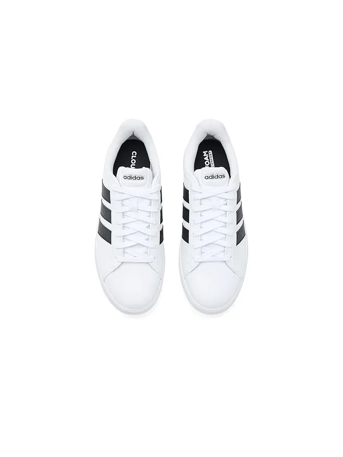 Кроссовки Grand Court Adidas — изображение 2 из 4, белый/черный/белый