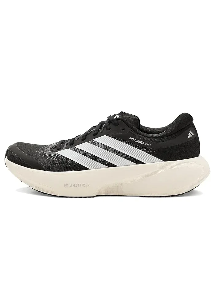 Кроссовки беговые Supernova Rise 3 Adidas — изображение 4 из 4, черный/белый/черный