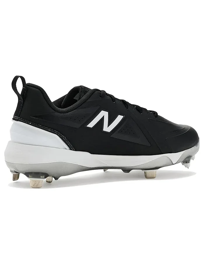 Кроссовки для софтбола Fuse V5 New Balance — изображение 3 из 4, черный/белый/черный