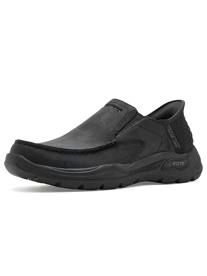 Кроссовки SKECHERS Arch Fit Motley - Milo — изображение 1 из 4, черный/черный