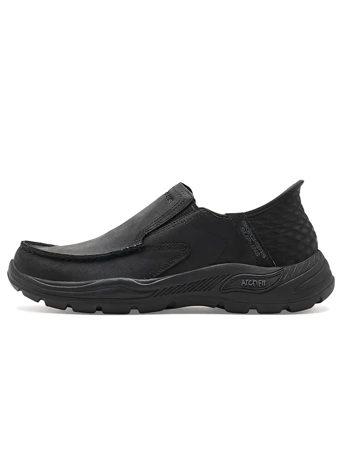 Кроссовки SKECHERS Arch Fit Motley - Milo — изображение 4 из 4, черный/черный