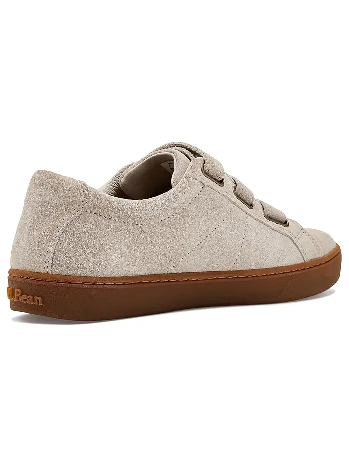 Кроссовки кожаные Eco Bay Leather Triple Velcro L.L.Bean, Shore/Gum — изображение 3 из 4, бежевый