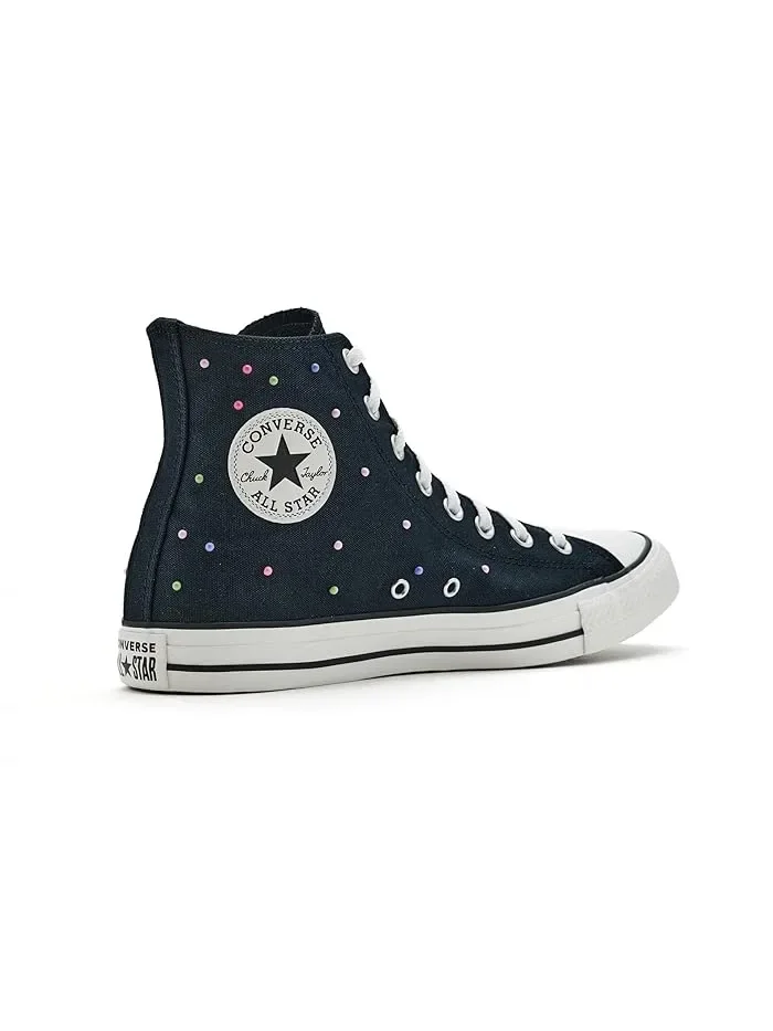 Кеды высокие с шипами Chuck Taylor All Star Converse — изображение 3 из 4, черный/розовый