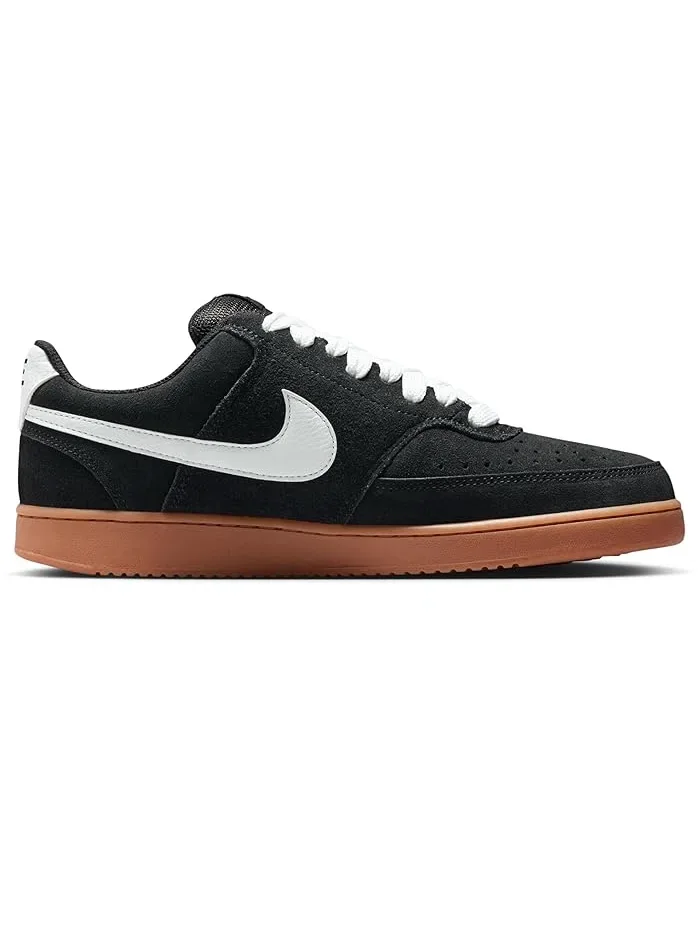 Кроссовки Nike Court Vision Low Flyease — изображение 3 из 4, черный/белый/коричневый
