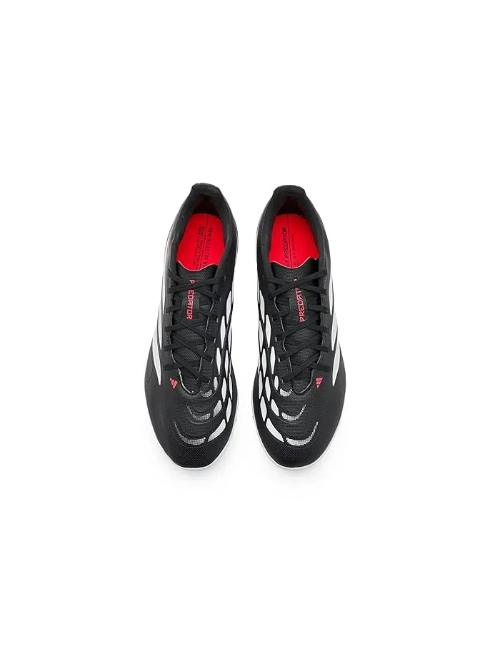 Кроссовки футбольные Predator Club TF Adidas — изображение 2 из 4, черный/белый/красный