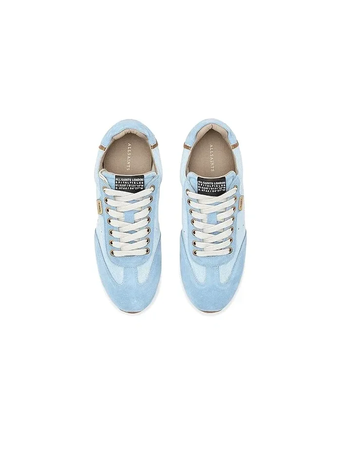 Кроссовки с текстурированными панелями Liam Low Top AllSaints — изображение 2 из 4, джинсовый синий синий