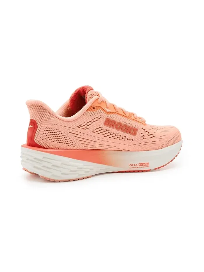 Кроссовки для бега Launch 12 Brooks, Peach/Coconut/Peach Echo — изображение 3 из 4, персиковый