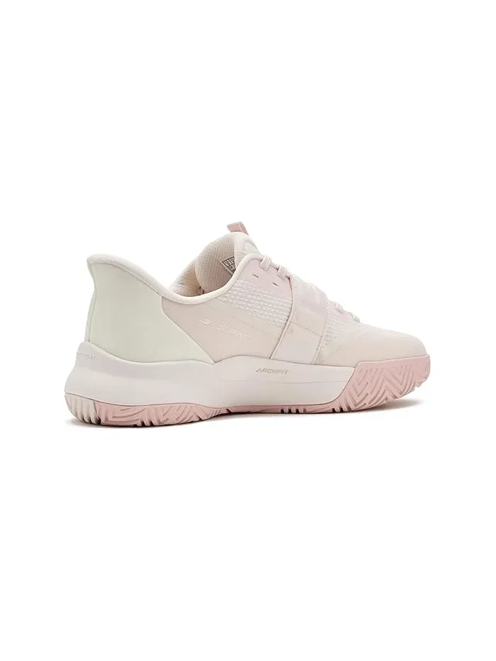 Кроссовки с липучкой Viper Court Elite 2.0 SKECHERS — изображение 3 из 4, белый/розовый