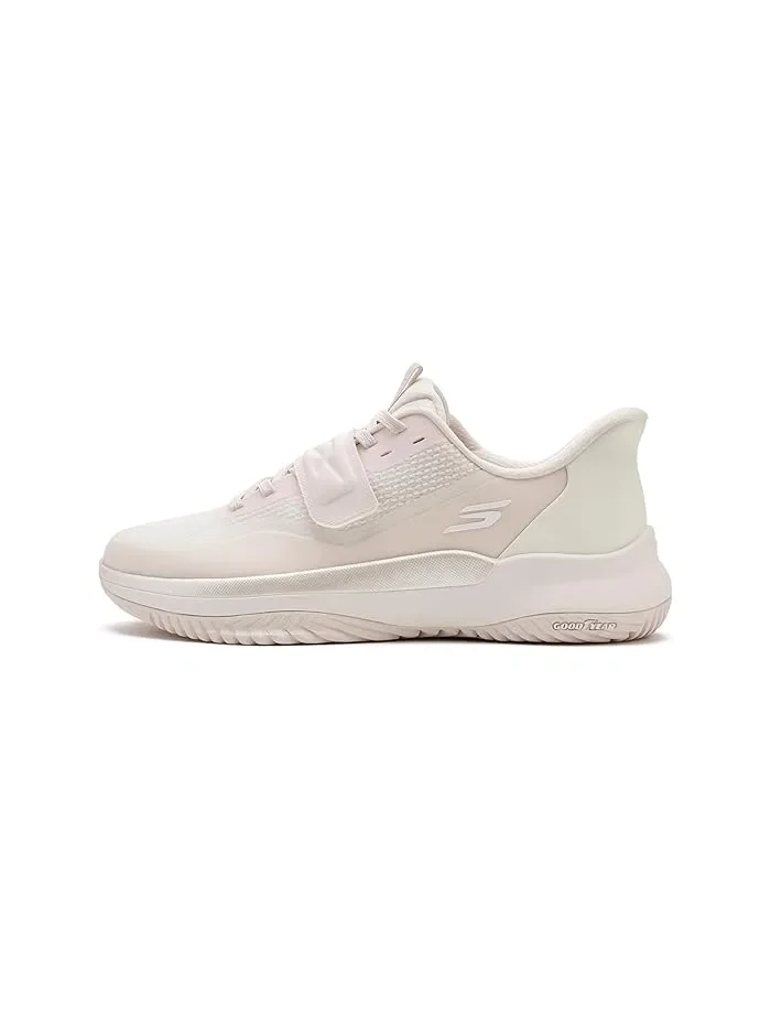 Кроссовки с липучкой Viper Court Elite 2.0 SKECHERS — изображение 4 из 4, белый/розовый
