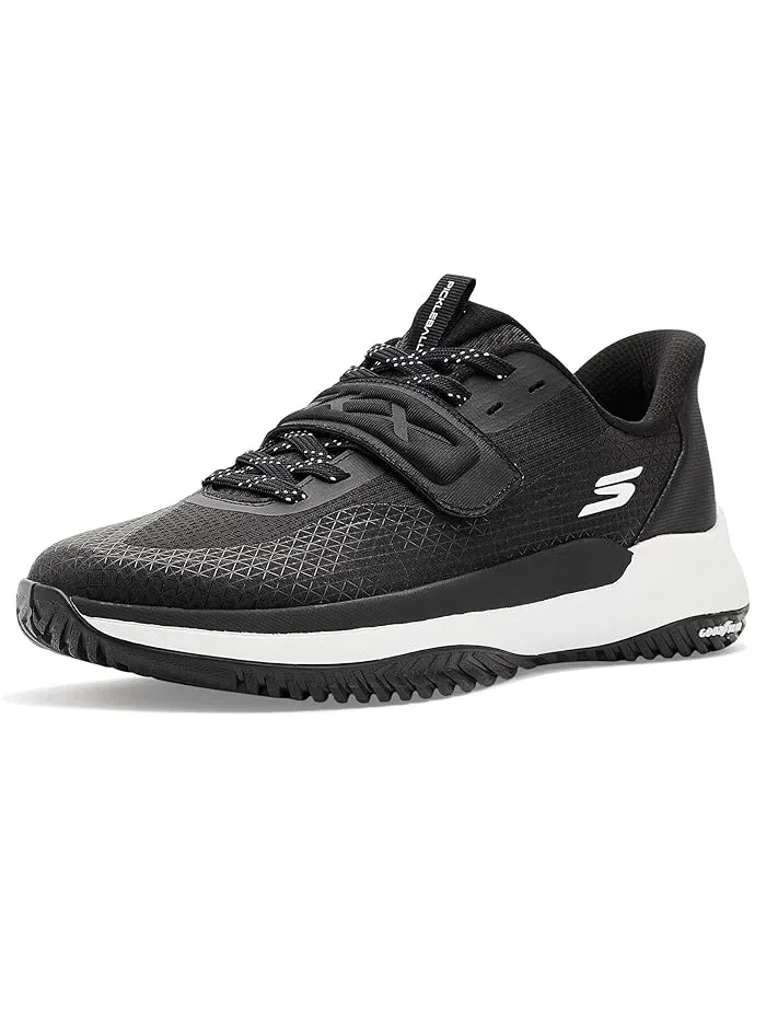 Кроссовки с липучкой Viper Court Elite 2.0 SKECHERS — изображение 1 из 4, черный/белый