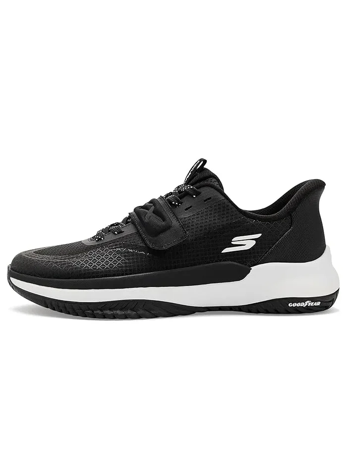 Кроссовки с липучкой Viper Court Elite 2.0 SKECHERS — изображение 4 из 4, черный/белый