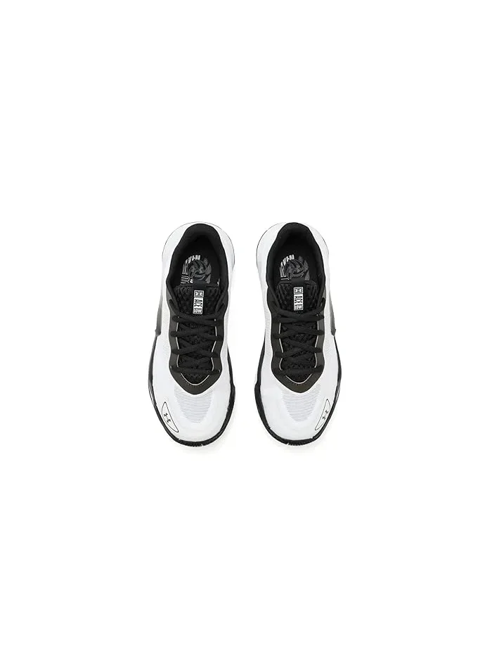 Кроссовки для волейбола Ace Low 2 Under Armour — изображение 2 из 4, белый/черный/черный