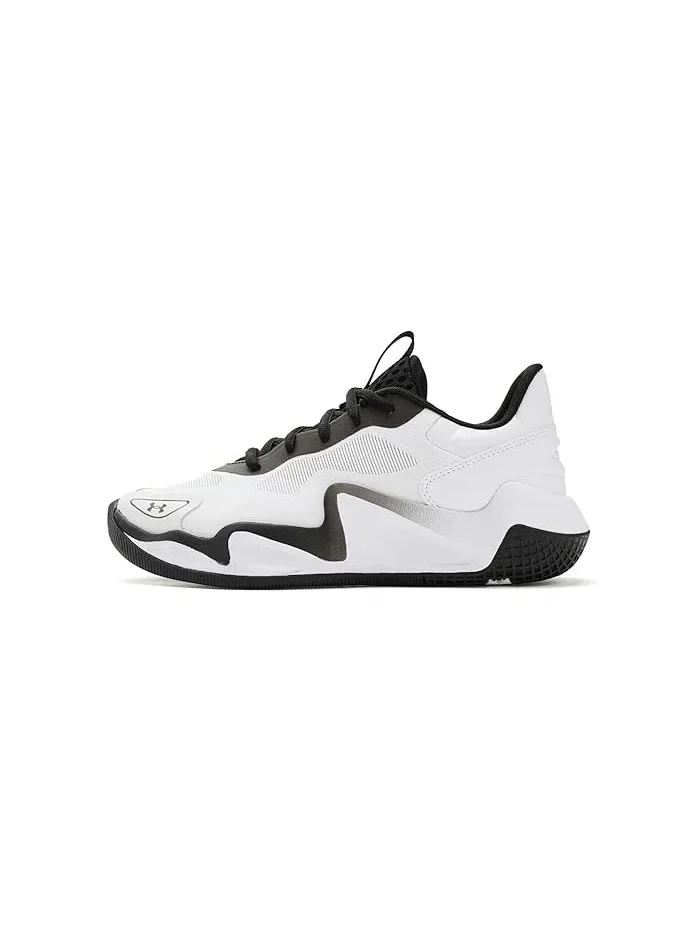 Кроссовки для волейбола Ace Low 2 Under Armour — изображение 4 из 4, белый/черный/черный