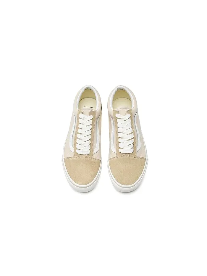 Кроссовки кожаные Old Skool Vans — изображение 2 из 4, бежевый