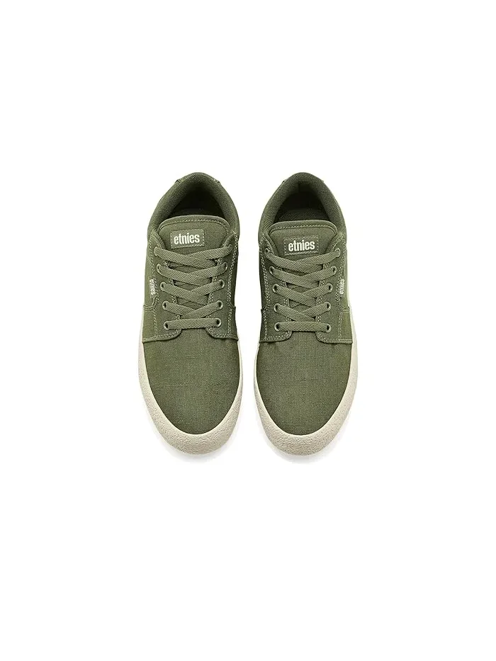 Кроссовки кожаные Barge LS Premium etnies — изображение 2 из 4, оливковый
