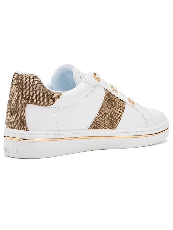 Кроссовки GUESS Stew — изображение 3 из 4, белый/золотистый мульти
