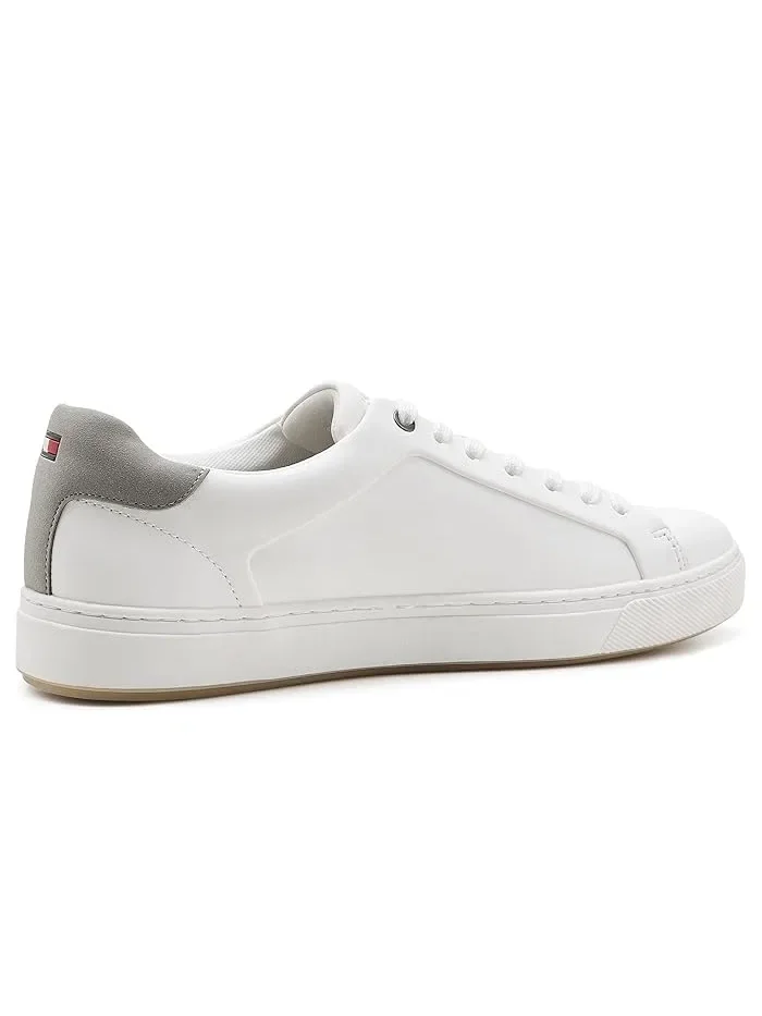 Кроссовки кожаные Idris Tommy Hilfiger — изображение 3 из 4, белый/серый