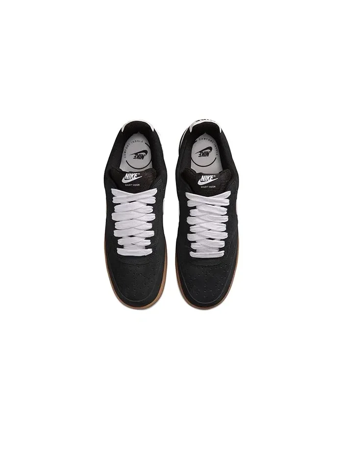 Кроссовки Nike Court Vision Low Flyease V2 — изображение 2 из 4, черный/белый/коричневый