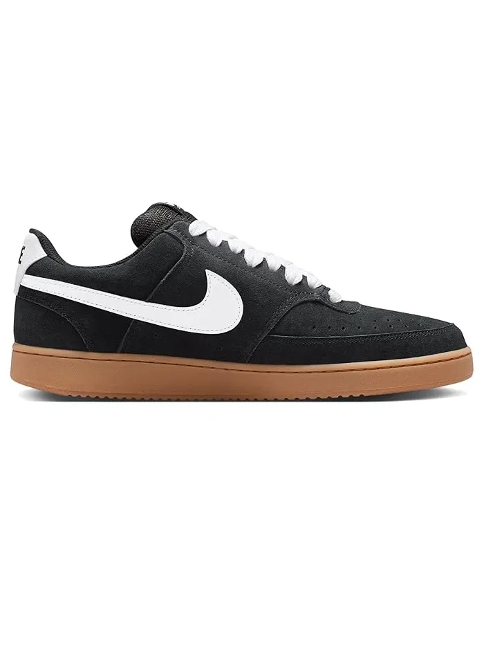 Кроссовки Nike Court Vision Low Flyease V2 — изображение 3 из 4, черный/белый/коричневый