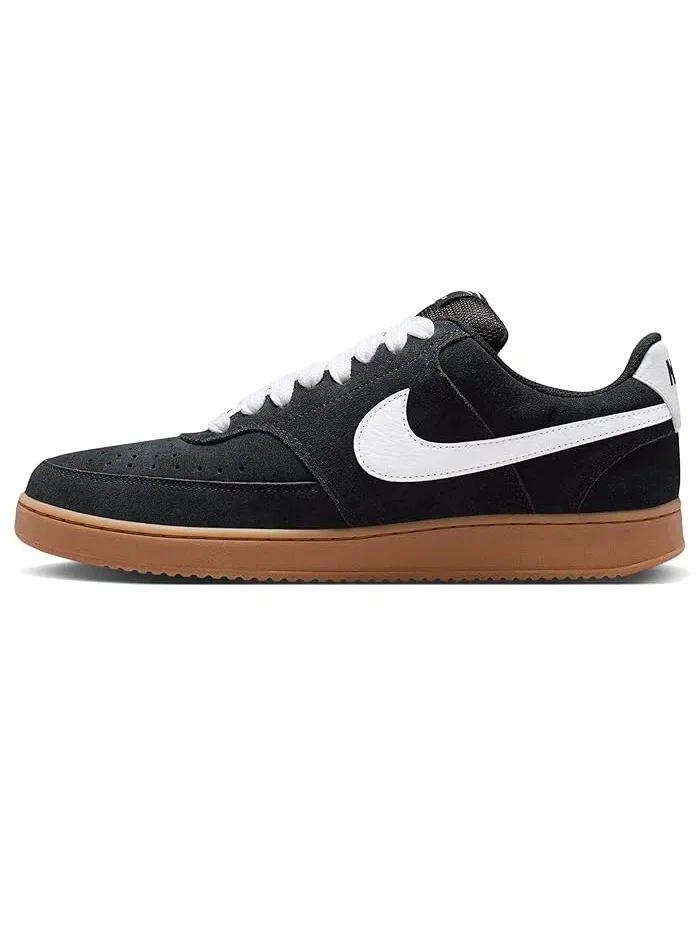 Кроссовки Nike Court Vision Low Flyease V2 — изображение 4 из 4, черный/белый/коричневый
