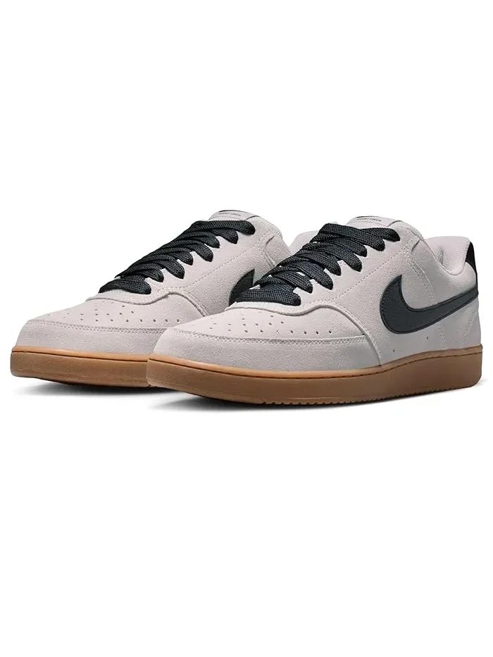 Кроссовки Nike Court Vision Low Flyease V2 — изображение 1 из 4, серый/черный/коричневый