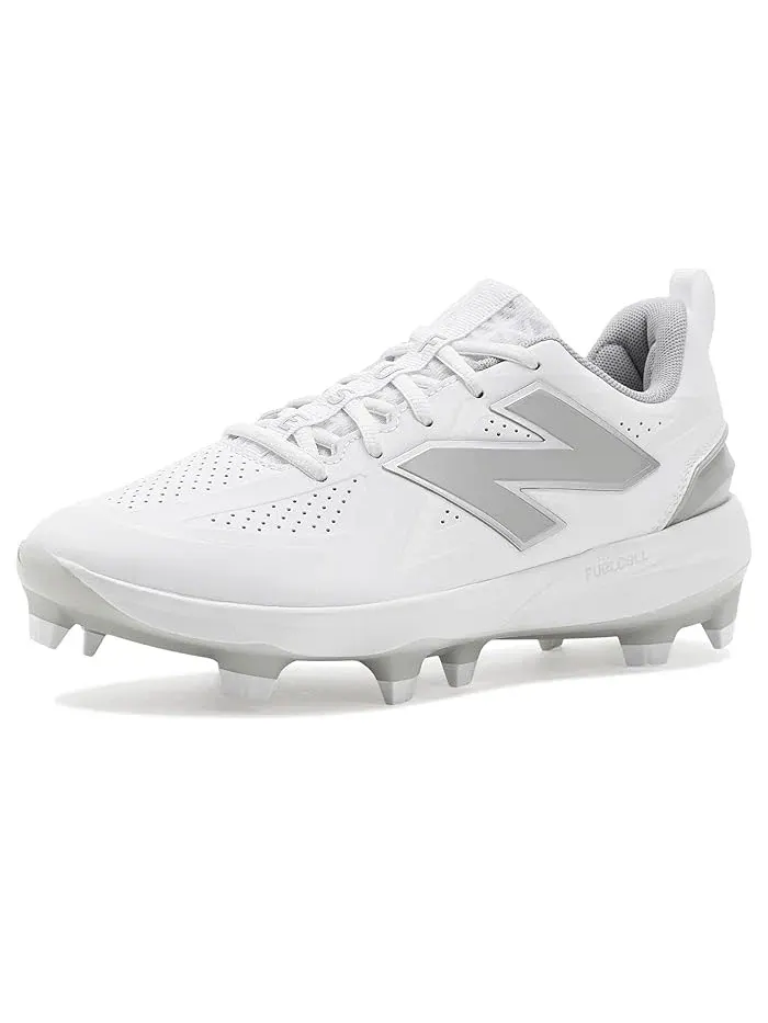 Бутсы для софтбола Fuse V5 New Balance — изображение 1 из 4, белый//белый