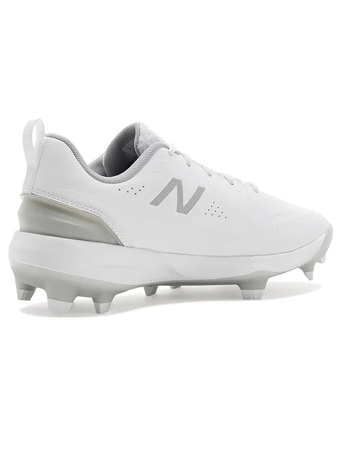 Бутсы для софтбола Fuse V5 New Balance — изображение 3 из 4, белый//белый