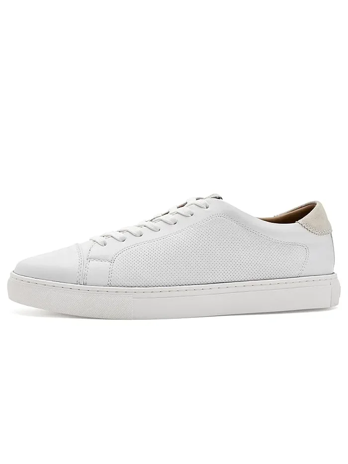 Кроссовки кожаные Luther Perfed Lace-To-Toe Johnston & Murphy Collection — изображение 4 из 4, белый