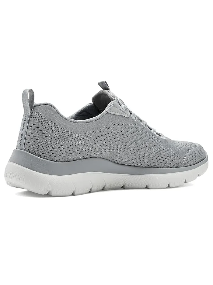 Кроссовки с пеной Memory Foam Arch Fit Summits SKECHERS — изображение 3 из 4, серый/темно-синий