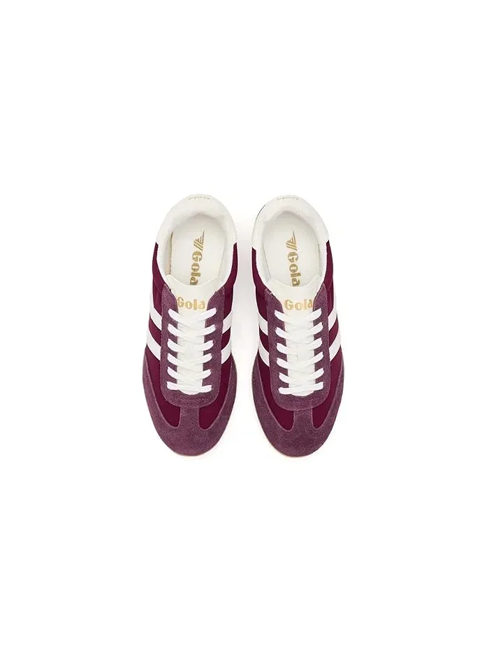 Кроссовки бадминтонные Sprinter Gola — изображение 2 из 4, винный/белый