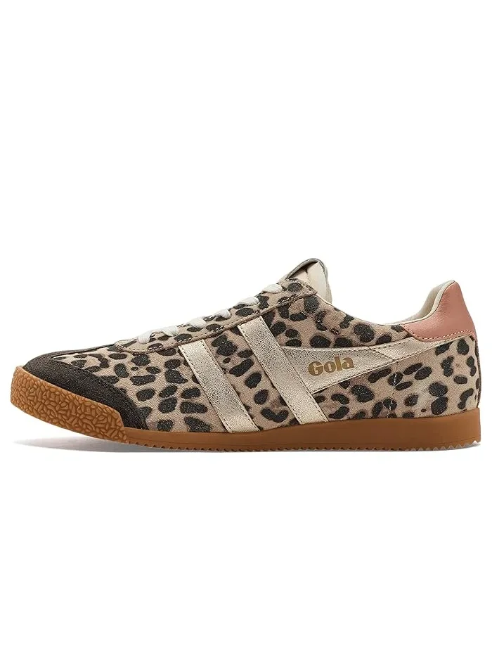 Кроссовки с леопардовым принтом Elan Safari Gola — изображение 4 из 4, золотистый
