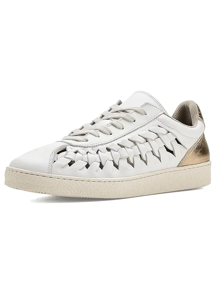 Кроссовки тканые Velma AllSaints — изображение 1 из 4, белый/золотистый