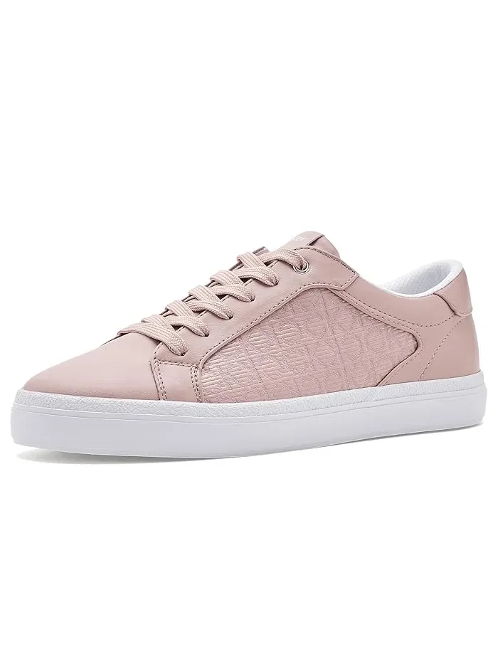 Кроссовки кожаные Carlise Calvin Klein — изображение 1 из 4, розовый