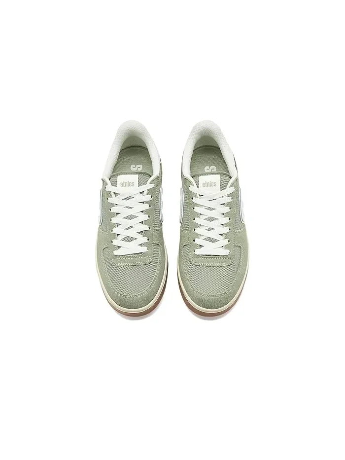 Кроссовки кожаные и замшевые Emerson etnies — изображение 2 из 4, оливковый