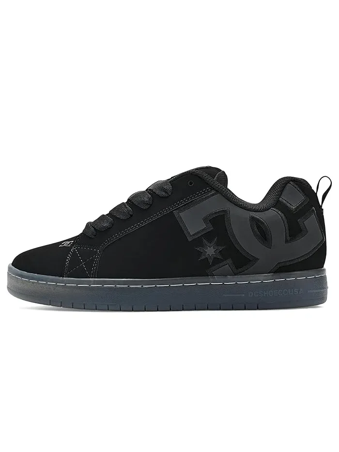 Кроссовки кожаные Court Graffik SE DC — изображение 4 из 4, черный/серый/черный