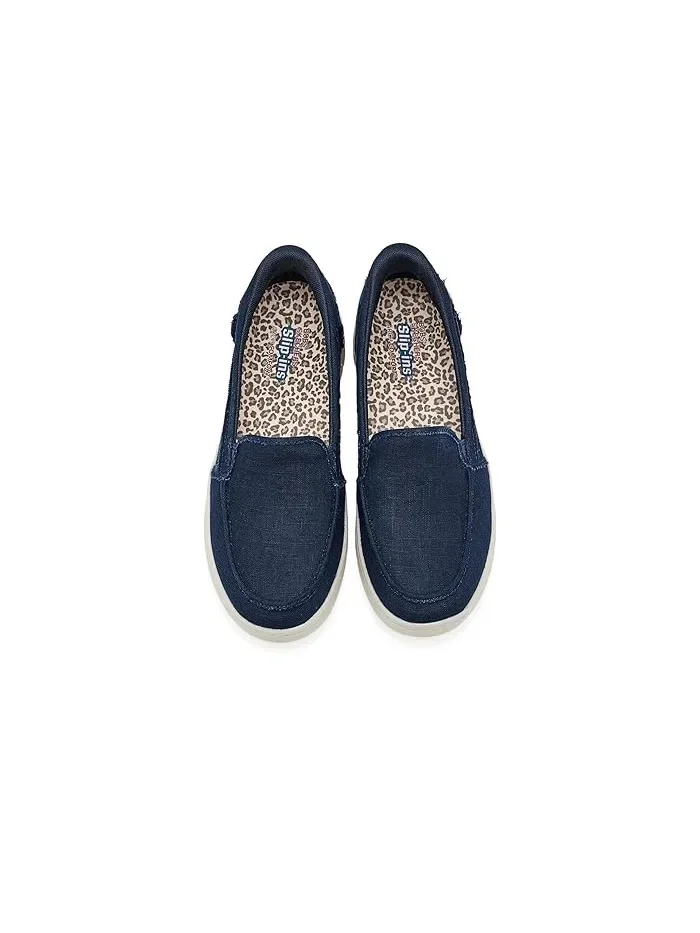 Кроссовки на шнуровке Bobs Arch Comfort Sunfest Slip-ins BOBS from SKECHERS — изображение 2 из 4, темно-синий