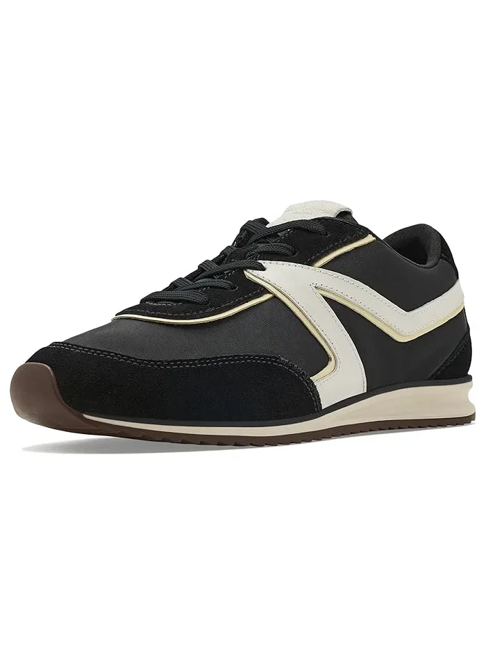 Кроссовки ретро-стиль Retro Trainer rag & bone, Loden Raffia — черный