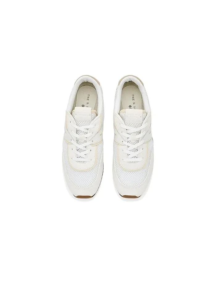 Кроссовки ретро модель Retro Trainer бренд rag & bone цвет, Java Raffia — изображение 2 из 4, белый