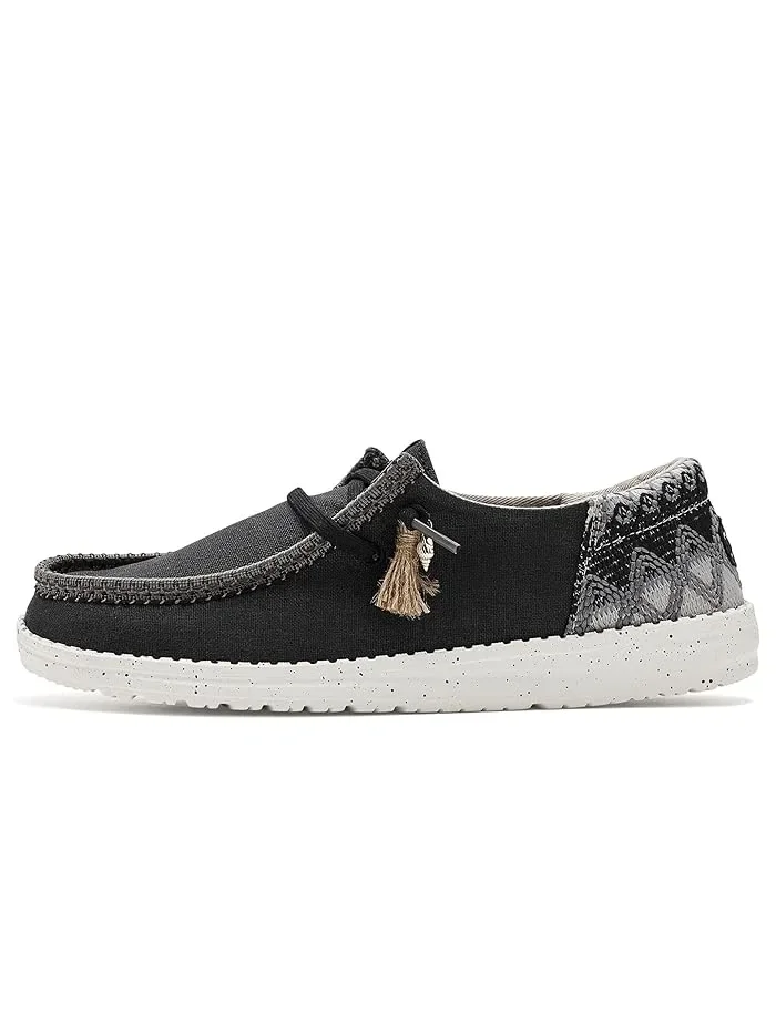 Кроссовки повседневные Wendy Funk Beach Woven Hey Dude — изображение 4 из 4, черный/мульти