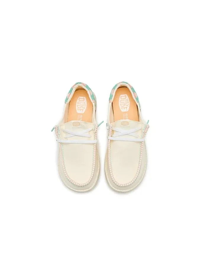 Кроссовки повседневные Wendy Funk Beach Woven Hey Dude — изображение 2 из 4, мульти
