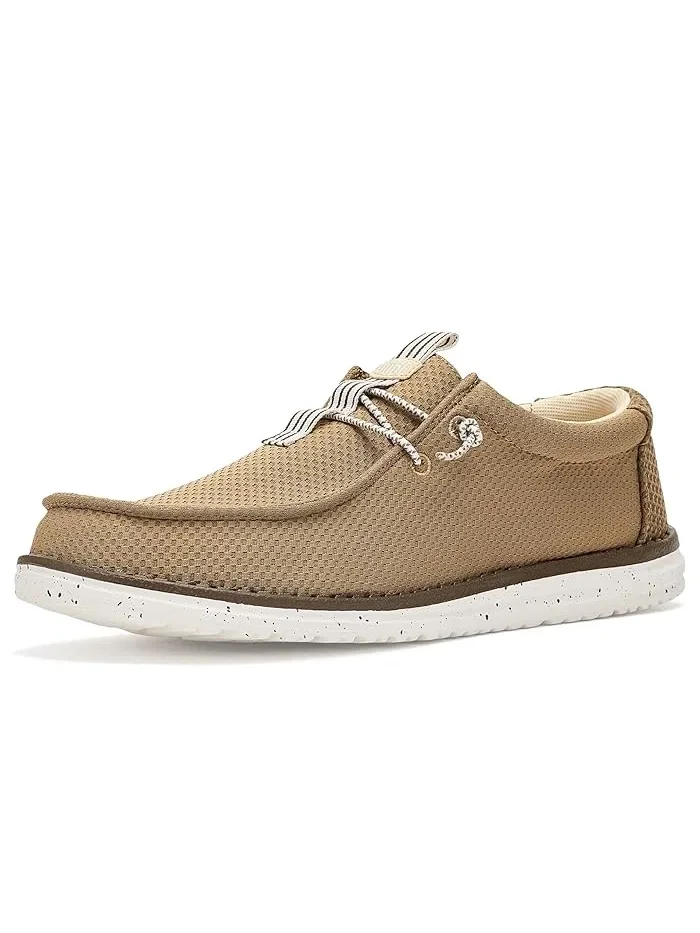 Кроссовки повседневные Wally Mesh Neutrals Hey Dude — изображение 1 из 4, коричневый/мульти