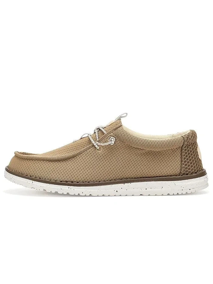 Кроссовки повседневные Wally Mesh Neutrals Hey Dude — изображение 4 из 4, коричневый/мульти
