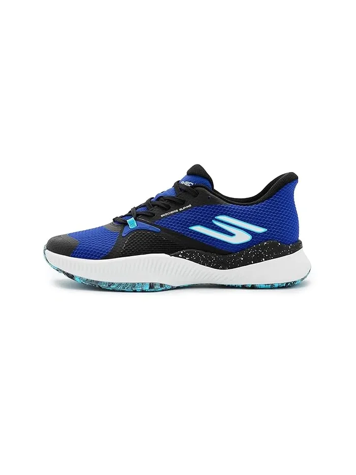 Кроссовки с технологией Hands Free Slip-ins Skechers State Champ — изображение 4 из 4, черный/синий