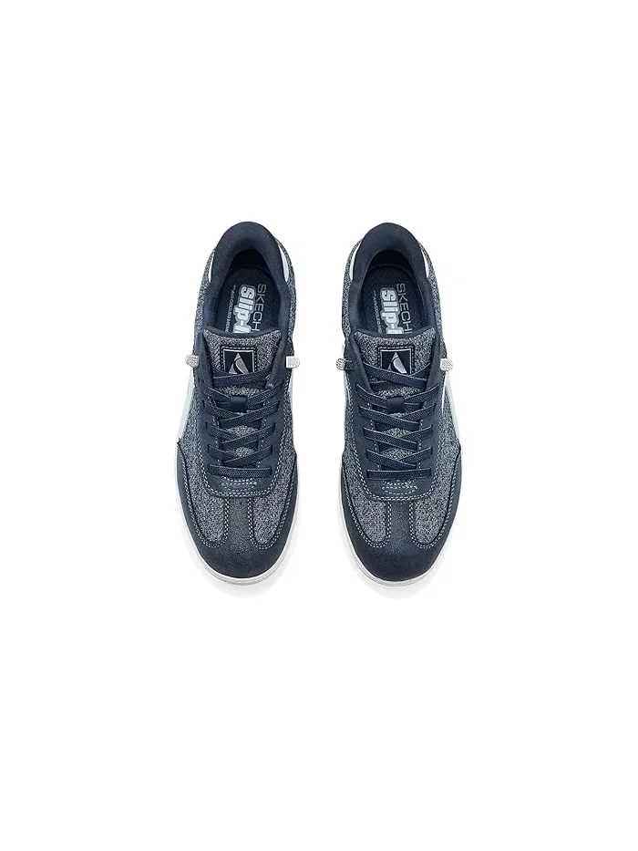 Кроссовки с блестками Hotshot - Twilight Muse Hands Free Slip-Ins SKECHERS — изображение 2 из 4, темно-синий