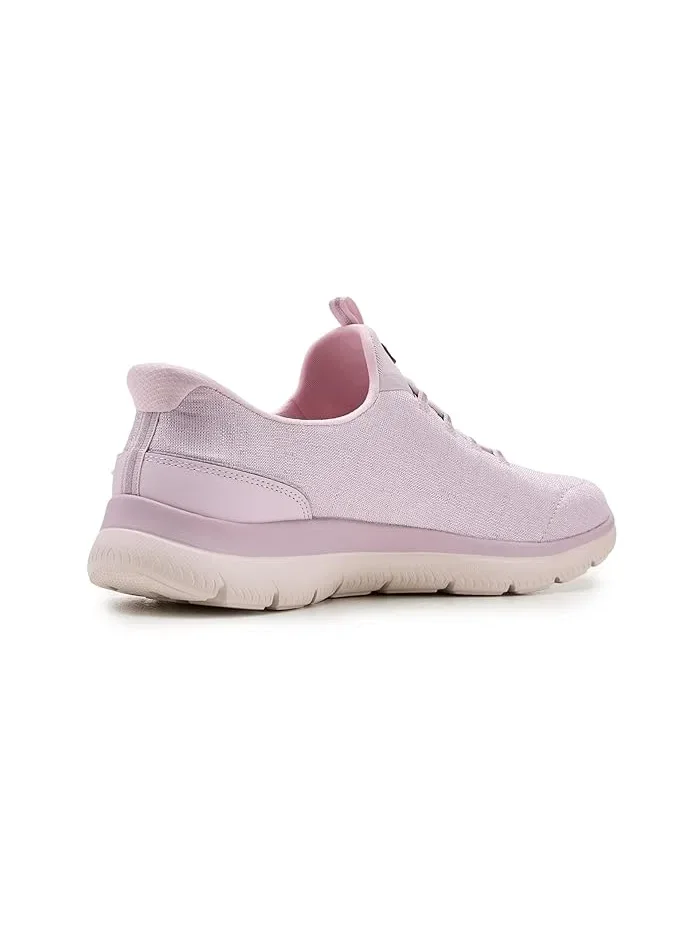 Кроссовки с фиксацией Arch Fit Summits Hands Free Slip-Ins SKECHERS — изображение 3 из 4, розовый